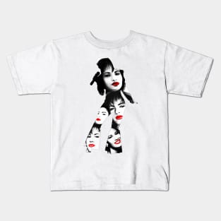 Selena - Silhouette Kids T-Shirt